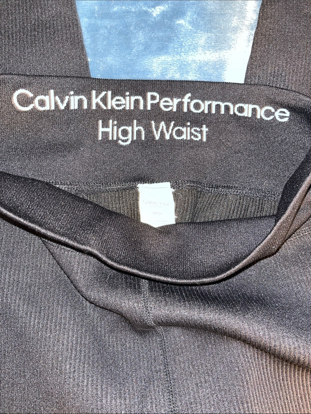 Calvin Klein Black High-Waist Performance Leggings